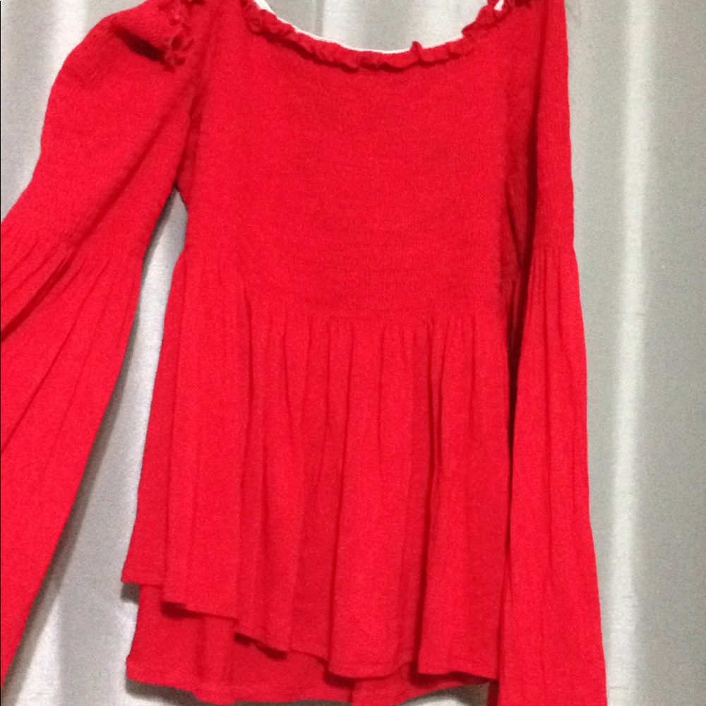 Tilly's Off the Shoulder Red Top